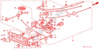 CONTROL DE CALEFACTOR para Honda CIVIC GL 3 Puertas 5 velocidades manual 1989