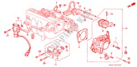 CUERPO MARIPOSA GASES(PGM FI)(2) para Honda CIVIC 1.6I 3 Puertas 5 velocidades manual 1991