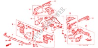 ESTRUCTURA DE CUERPO(1) para Honda CIVIC 1.6I 4 Puertas 5 velocidades manual 1990