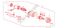 MOTOR DE ARRANQUE(DENSO)(1) para Honda CIVIC 1.6I 4 Puertas 5 velocidades manual 1990