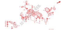 MULTIPLE DE ADMISION(2) para Honda CIVIC GL 4 Puertas 5 velocidades manual 1991
