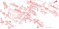 MULTIPLE DE ADMISION(4) para Honda CIVIC 1.6I 4 Puertas 5 velocidades manual 1988