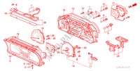 COMPONENTE VELOCIMETRO (NS) para Honda CIVIC SHUTTLE GL 5 Puertas 5 velocidades manual 1988
