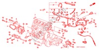 CONJ. DE CABLES DE MOTOR/ABRAZADERA para Honda CIVIC SHUTTLE 1.6I-4WD 5 Puertas 5 velocidades manual 1991