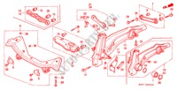 ESTABILIZADOR TRASERO/ BRAZO INFERIOR TRASERO para Honda CIVIC SHUTTLE GL 5 Puertas 5 velocidades manual 1990