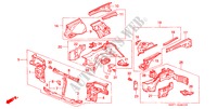 ESTRUCTURA DE CUERPO(1) para Honda CIVIC SHUTTLE 1.6I-4WD 5 Puertas 5 velocidades manual 1990
