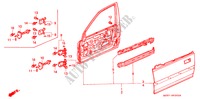 PANELES DE PUERTA DEL. para Honda CIVIC SHUTTLE 1.6I-4WD 5 Puertas 5 velocidades manual 1991