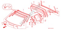 PARABRISAS DELANTERO/ PARABRISAS TRASERA para Honda CIVIC SHUTTLE 1.6I-4WD 5 Puertas 5 velocidades manual 1989