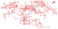 RETROVISOR/VISERA para Honda CIVIC SHUTTLE GL 5 Puertas 5 velocidades manual 1988