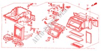 UNIDAD DE CALENTADOR para Honda CIVIC SHUTTLE GL 5 Puertas 5 velocidades manual 1988