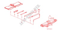 HERRAMIENTAS/GATO para Honda CIVIC SHUTTLE 1.6I-4WD 5 Puertas 5 velocidades manual 1993