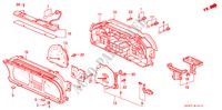 INDICADOR DE COMBINACION (COMPONENTES) para Honda CIVIC SHUTTLE 1.6I-4WD 5 Puertas 5 velocidades manual 1995