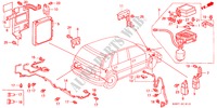 UNIDAD ABS para Honda CIVIC SHUTTLE 1.6I-4WD 5 Puertas 4 velocidades automática 1995