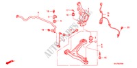 ARTICULACION DELANTERA para Honda ODYSSEY EXL 5 Puertas 5 velocidades automática 2009