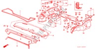 BANDEJA TRASERA/ GUARNICION PORTAEQUIPAJE(4D) para Honda ACCORD 2.0I-16 4 Puertas 5 velocidades manual 1988