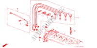 CABLE DE ALTA TENSION/ BUJIA(DOHC) para Honda ACCORD 2.0I-16 4 Puertas 5 velocidades manual 1988