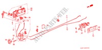 CERRADURAS DE PUERTA DEL.(2D) para Honda ACCORD EX 3 Puertas 5 velocidades manual 1988