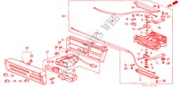 CONTROL DE CALEFACTOR (TIPO BOTON) para Honda ACCORD LX 4 Puertas 5 velocidades manual 1988