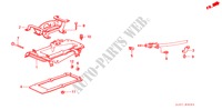 MENSULA PALANCA SELECTORA(AT) para Honda ACCORD EX 4 Puertas 4 velocidades automática 1988