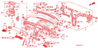 PANEL DE INSTRUMENTO(RH) para Honda LEGEND LEGEND 4 Puertas 5 velocidades automática 2010