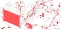ACONDICIONADOR DE AIRE(MANGUERAS/TUBERIAS)(1.7L)(LH) para Honda FR-V 1.7 COMFORT 5 Puertas 5 velocidades manual 2005