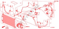 ACONDICIONADOR DE AIRE(MANGUERAS/TUBERIAS)(1.8L)(LH) para Honda FR-V 1.8 COMFORT 5 Puertas 6 velocidades manual 2009