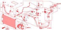 ACONDICIONADOR DE AIRE(MANGUERAS/TUBERIAS)(1.8L)(RH) para Honda FR-V 1.8 EX 5 Puertas 5 velocidades automática 2009