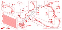 ACONDICIONADOR DE AIRE(MANGUERAS/TUBERIAS)(DIESEL)(RH) para Honda FR-V 2.2 SE 5 Puertas 6 velocidades manual 2009