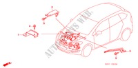APOYO DE GRUPO DE CABLE DE MOTOR(LH) (DIESEL) para Honda FR-V 2.2 COMFORT 5 Puertas 6 velocidades manual 2007