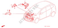 APOYO DE GRUPO DE CABLE DE MOTOR(RH) (DIESEL) para Honda FR-V 2.2 ES 5 Puertas 6 velocidades manual 2009