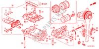 BOMBA DE ACEITE/COLADOR DE ACEITE (2.0L) para Honda FR-V 2.0 EXECUTIVE 5 Puertas 6 velocidades manual 2006