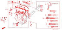 CONJ. DE CABLES DE MOTOR (1.7L)(RH) para Honda FR-V 1.7 SE 5 Puertas 5 velocidades manual 2005