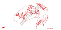 CONJUNTO DE ALAMBRES(4) (RH) para Honda FR-V 2.2 EX 5 Puertas 6 velocidades manual 2009