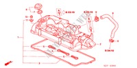 CUBIERTA CULATA CILINDRO (DIESEL) para Honda FR-V 2.2 EX 5 Puertas 6 velocidades manual 2007