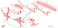 LIMPIAPARABRISAS(LH) para Honda FR-V 1.8 COMFORT 5 Puertas 6 velocidades manual 2009