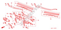 LIMPIAPARABRISAS(RH) para Honda FR-V 1.7 SE 5 Puertas 5 velocidades manual 2005