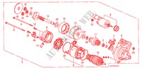 MOTOR DE ARRANQUE(DENSO) (1.8L) para Honda FR-V 1.8 EX 5 Puertas 6 velocidades manual 2009