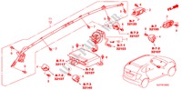 UNIDAD SRS(LH) para Honda FR-V 1.8 EXECUTIVE 5 Puertas 6 velocidades manual 2008