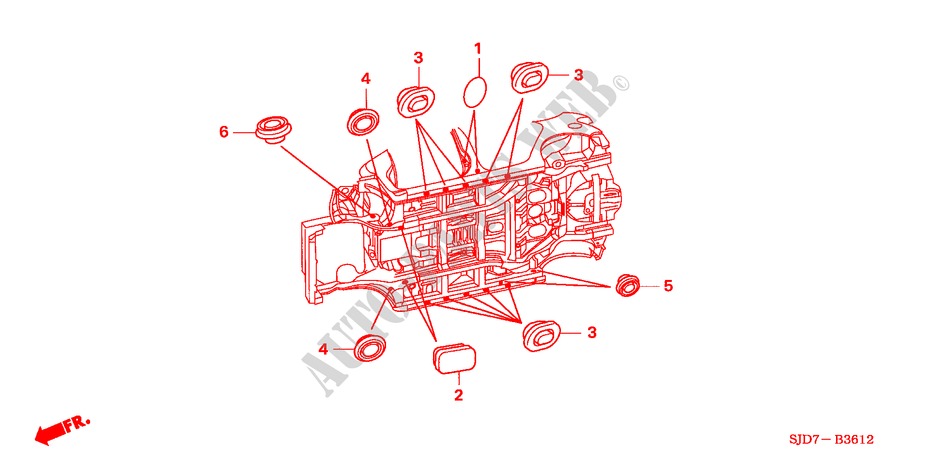 ANILLO(INFERIOR) para Honda FR-V 2.2 EXECUTIVE 5 Puertas 6 velocidades manual 2009