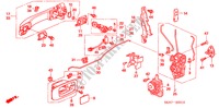 CERRADURAS DE PUERTA DEL./ MANIJA EXTERIOR(LH) para Honda CR-V DIESEL LS 5 Puertas 6 velocidades manual 2005