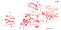 GUARNICION DE INSTRUMENTO(LH)(LADO DE CONDUCTOR) para Honda CR-V DIESEL EXECUTIVE 5 Puertas 6 velocidades manual 2006
