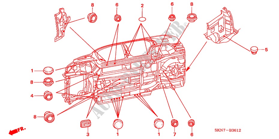 ANILLO(INFERIOR) para Honda CR-V DIESEL ES 5 Puertas 6 velocidades manual 2005