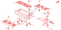 CUBIERTA DE MULTIPLE para Honda NSX NSX 2 Puertas 5 velocidades manual 1993