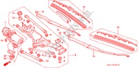 LIMPIAPARABRISAS (RH) para Honda NSX NSX 2 Puertas 5 velocidades manual 1992