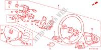 VOLANTE DE DIRECCION(1) para Honda NSX NSX 2 Puertas 5 velocidades manual 1991