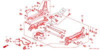 ASIENTO DEL. (DER.)(POTENCIA)(1) para Honda ACCORD 2.0I 4 Puertas 5 velocidades manual 1991