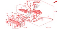 CONTROL DE CALEFACTOR (TIPO DE PALANCA) para Honda ACCORD DX 4 Puertas 5 velocidades manual 1990