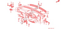 PANEL DE INSTRUMENTO(RH) para Honda ACCORD 2.0 4 Puertas 5 velocidades manual 1991