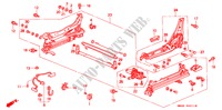 ASIENTO DEL. (IZQ.)(POTENCIA)(1) para Honda ACCORD 2.0I 4 Puertas 5 velocidades manual 1992