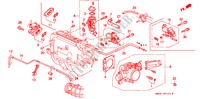 CUERPO MARIPOSA GASES(PGM FI) para Honda ACCORD 2.2I 4 Puertas 5 velocidades manual 1993